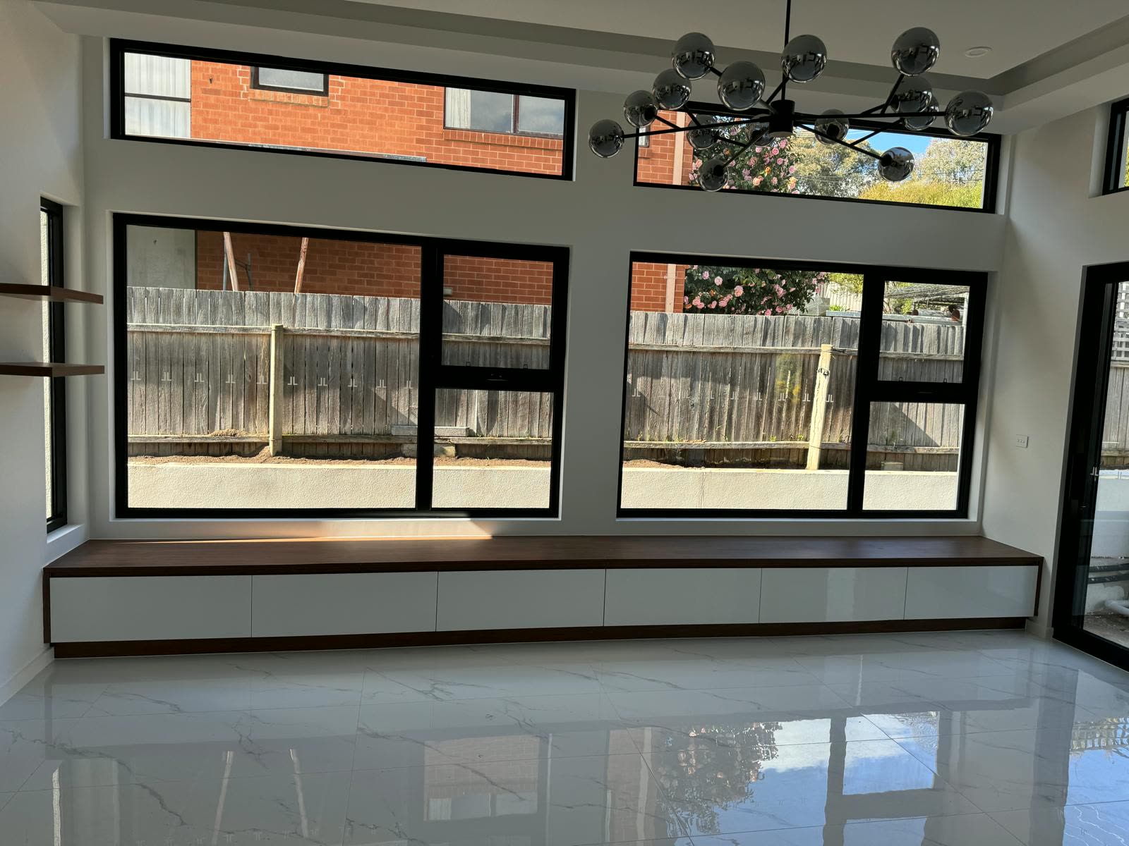 Completed ASM Joinery interior with integrated cabinetry
