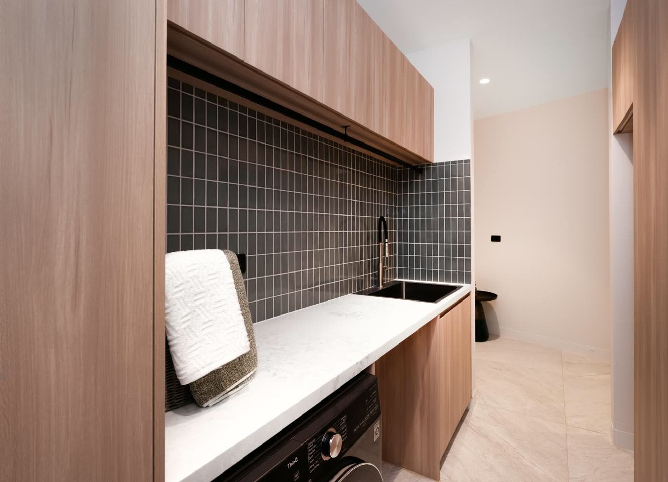 Laundry joinery by ASM Joinery
