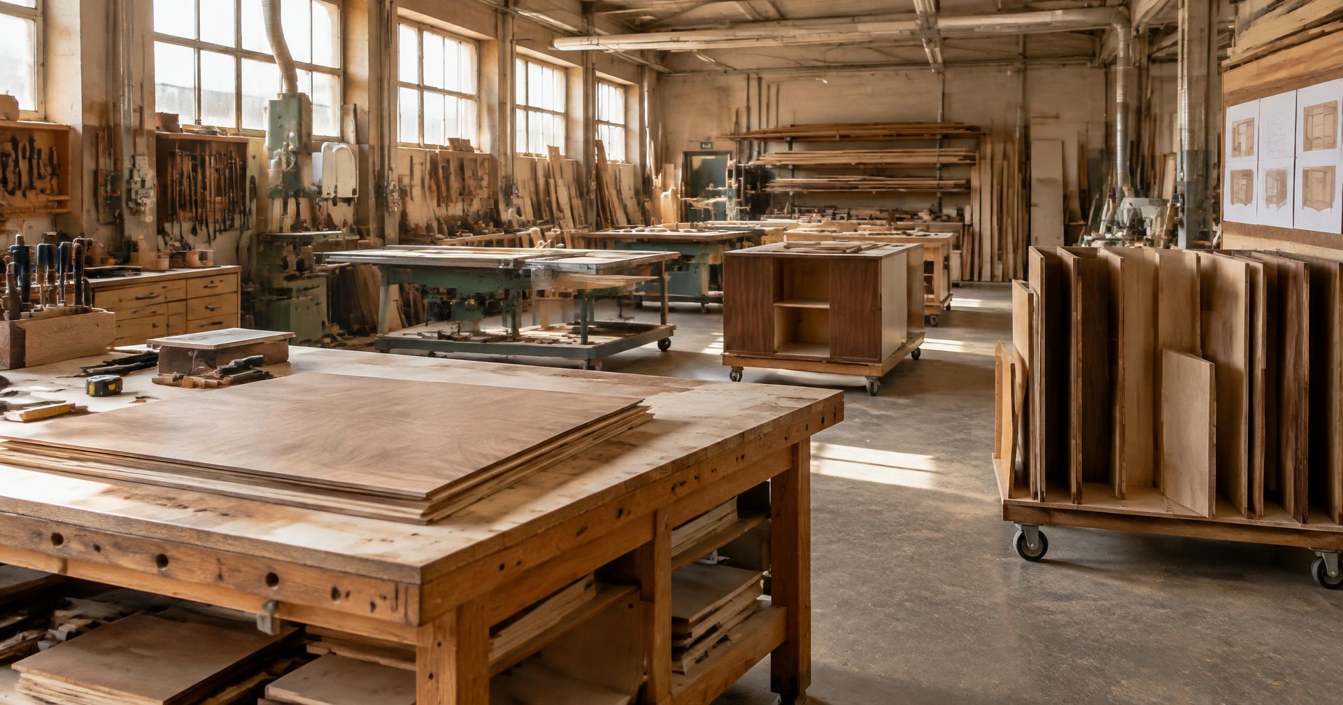 Services, trades and installation considered during a custom joinery project